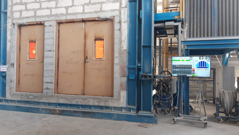 90 min UL 10C Fire Door Test