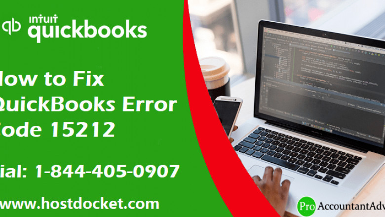 How to Resolve QuickBooks error code 15212?