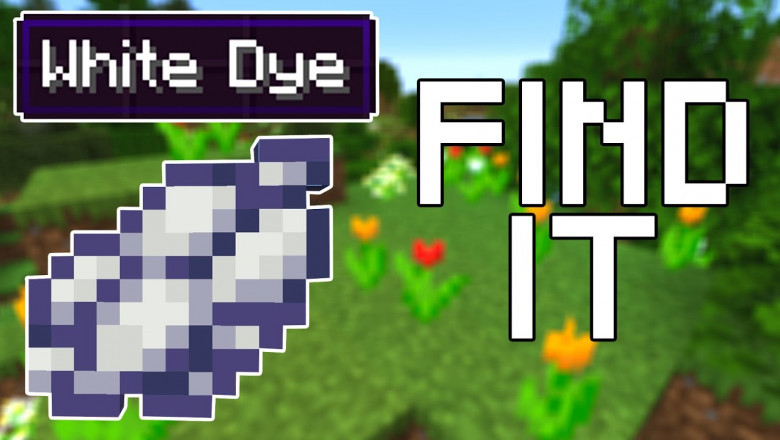 How to get White Dye in Minecraft