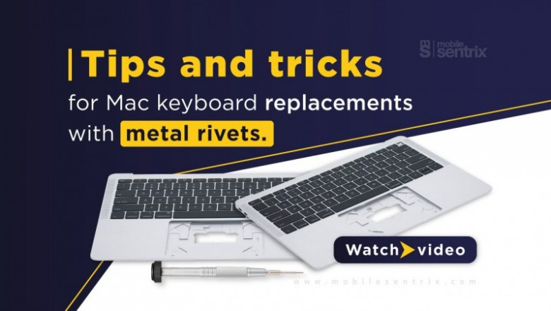 How to replace MacBook Keyboard on that has metal rivets?