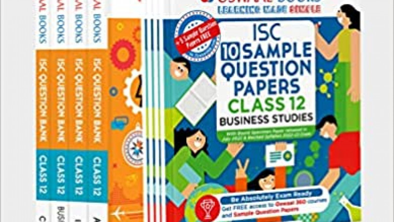 ISC Sample Paper + Question Bank Class 12 Accountancy, Economics, Business Studies & Commerce Exams 2022-2023