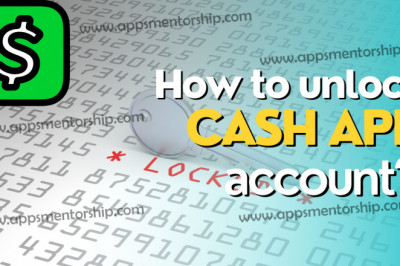 How do you unlock the locked Cash App?