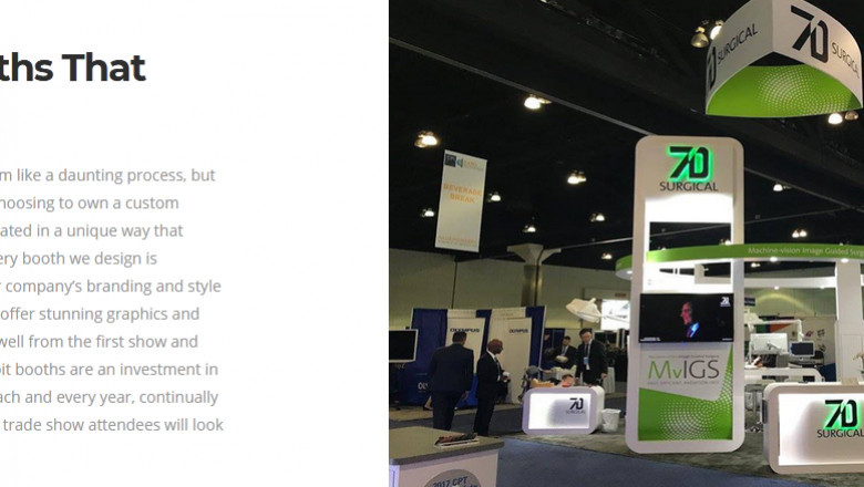 Trade show displays Atlanta for larger scale trade shows