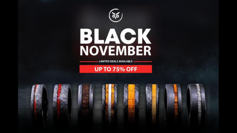 Get Up To 75% Off Mens Wedding Rings This Black Friday From Touchwood