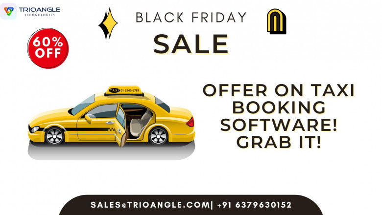 Flat 60% Black Friday Sale Offer on Taxi booking software! Grab It!