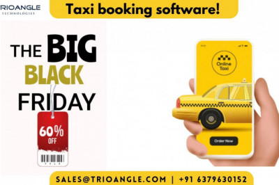 Black Friday 60% Off Live Now -  Taxi booking software!