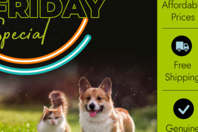Let's make your dearest pet more Happy and Healthy in this Black Friday Sale.