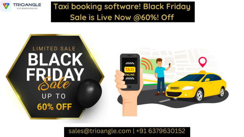 Taxi booking software! Black Friday Sale is Live Now @60%! Off