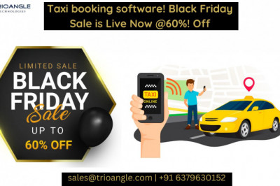 Taxi booking software! Black Friday Sale is Live Now @60%! Off