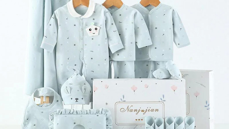 Welcome Little Ones Home in Style With the Newborn Baby Clothes Thin Suit Gift Box