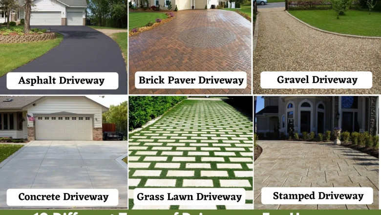 10 Types of Driveways | Types of Driveway Materials | Types of Driveway Surface