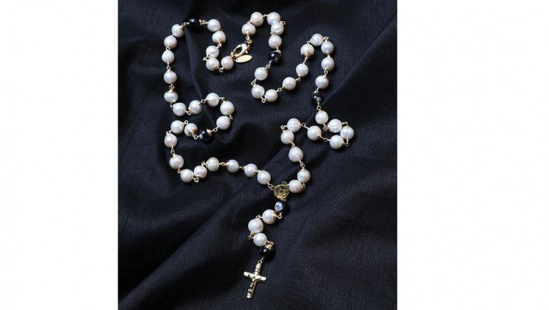 Encouraging Faith Through Uniquely Handcrafted 14k Gold Rosary Necklaces By Fabrizio Sassano