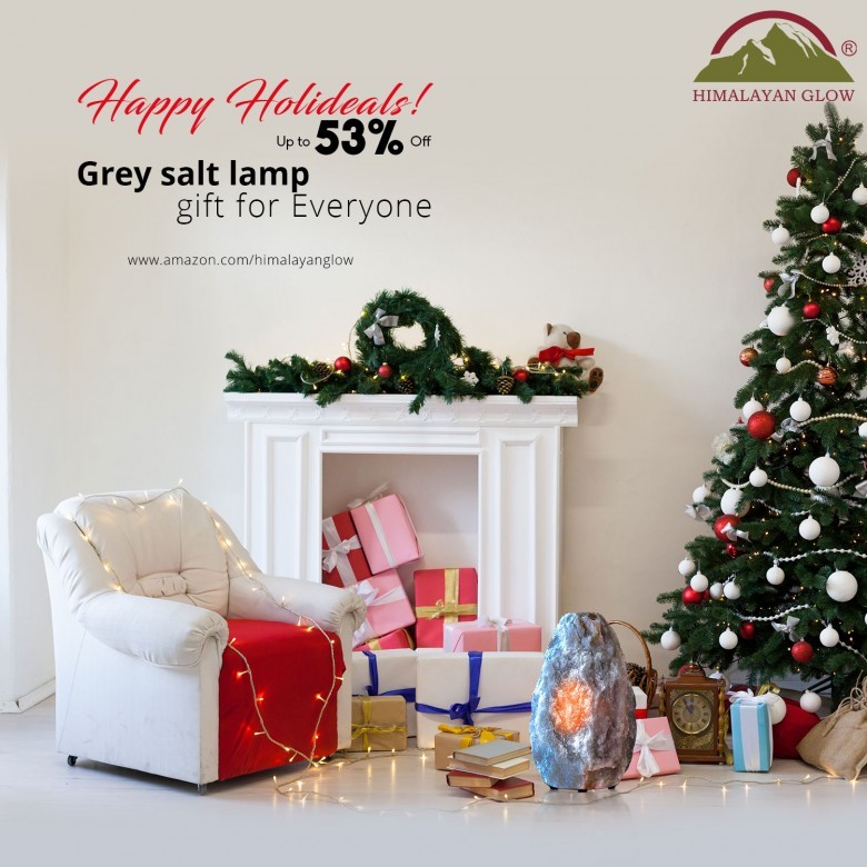 Himalayan Glow Grey salt lamp