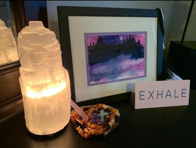 Himalayan Glow Natural Selenite Lamp