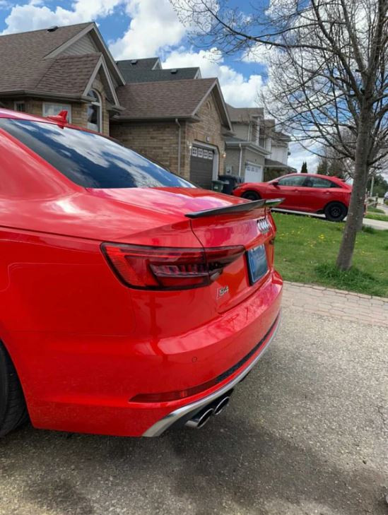 audi a4 spoiler