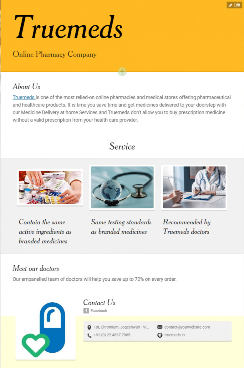 Truemeds is the largest e -pharmacy company, online medicine with discount buy prescription/OTC medicines