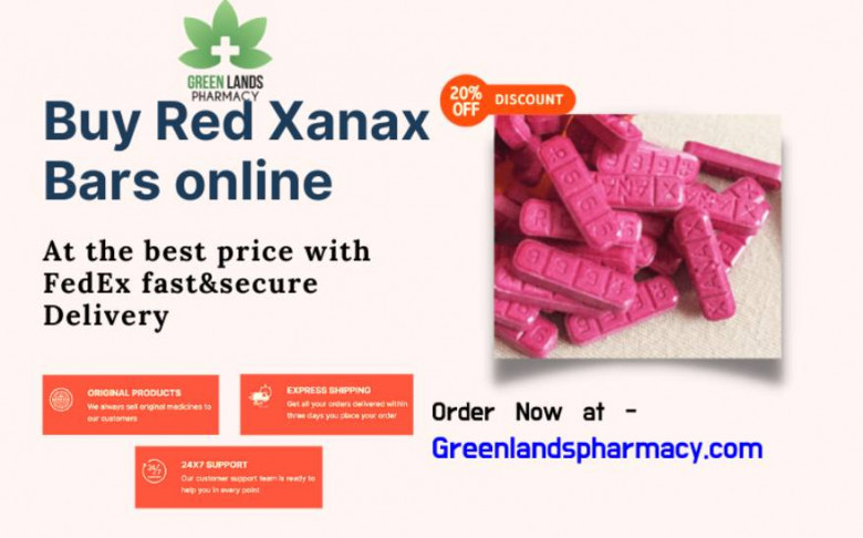Buy Red Xanax (Alprazolam) Bar Online – Best Pills for Treatment Anxiety and Panic Disorder