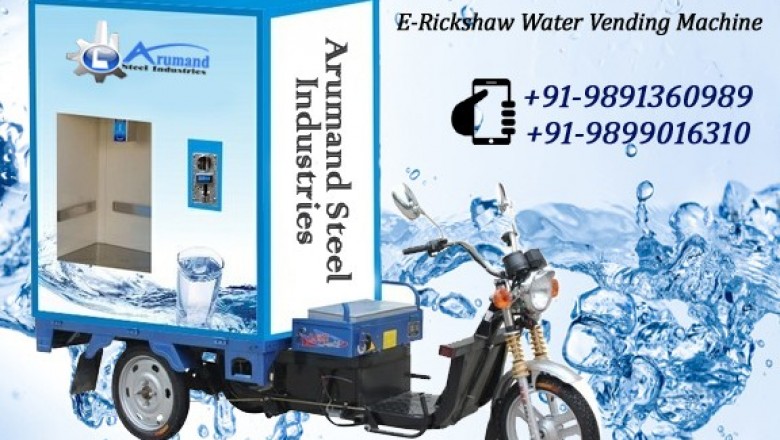 E Rickshaw Water ATM Machine