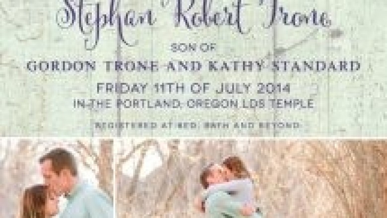vinyl wedding invitations