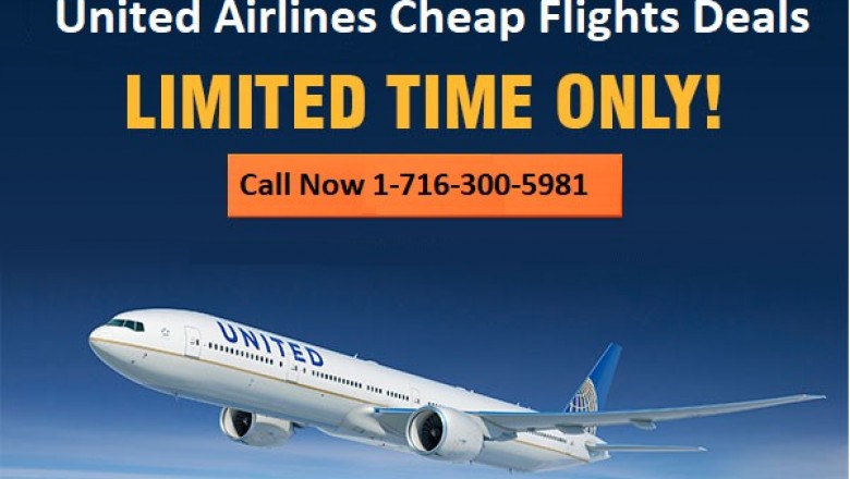 Book United Airlines Cheap Flights 1-716-300-5981
