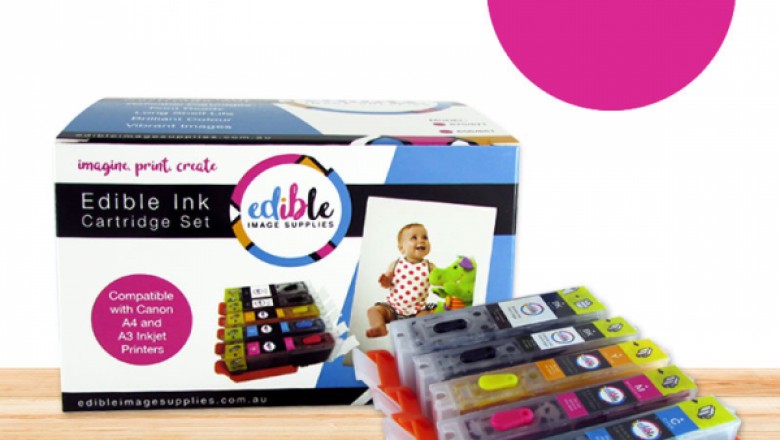 Edible ink refillable cartridge