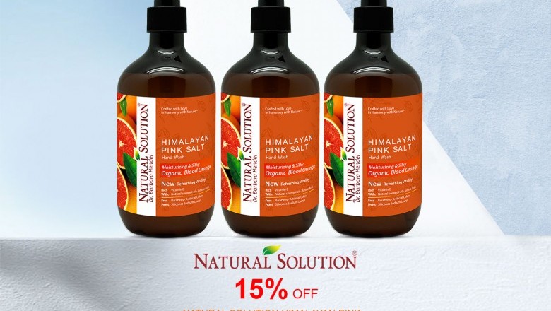 Black Friday Deal! Up to 15% Off Natural Solution Himalayan Pink Salt Blood Orange Hand Soap