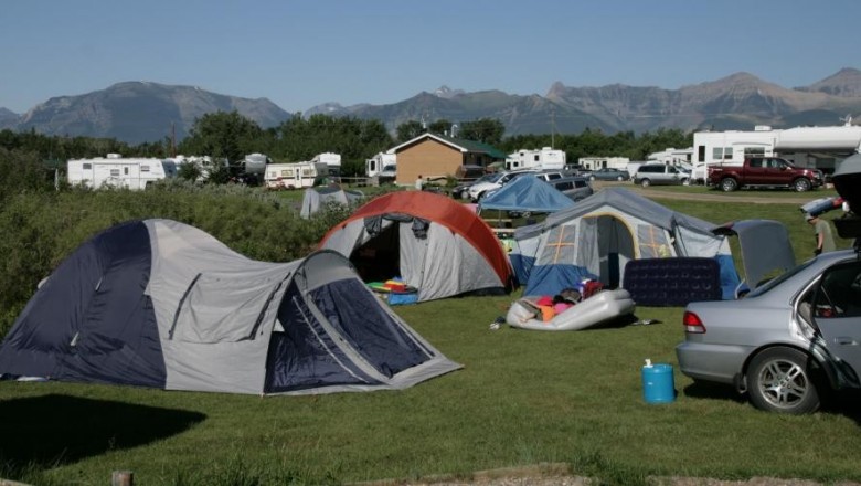 Is Waterton camping in a camper really camping?