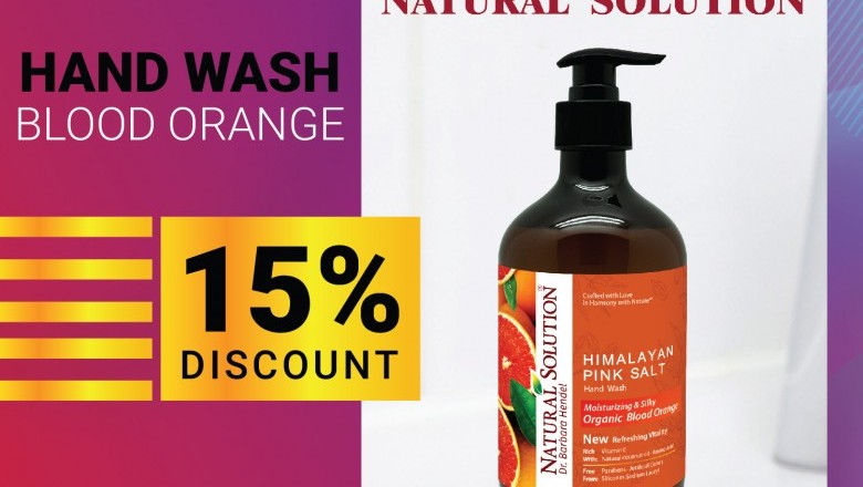 Cyber Week Deal on Natural Solution Himalayan Pink Salt Blood Orange Hand Wash
