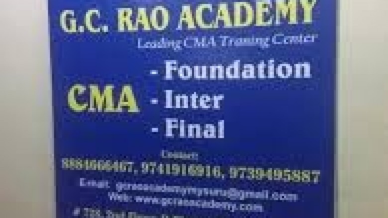 GC Rao Academy for CMA Coaching, Reviews Bangalore