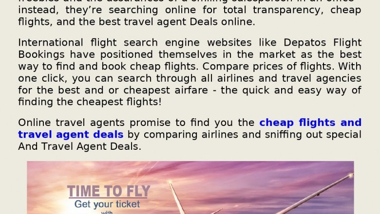 find the best and cheap flights and travel agent deals