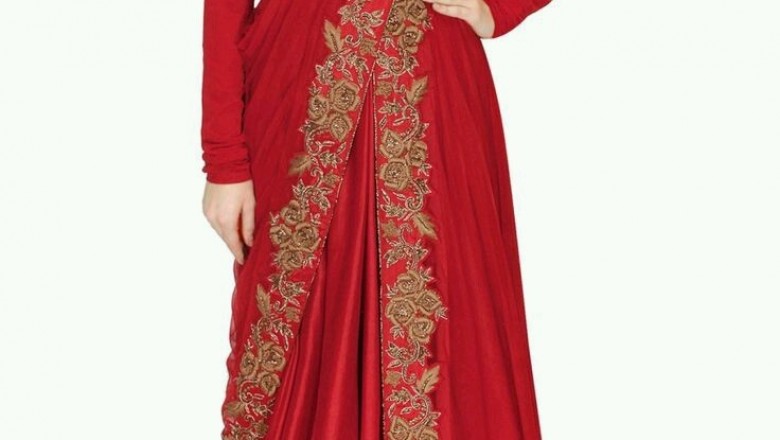 Designer Saree Gown | Drape Saree and Pre-Stitched Saree | Concept Saree