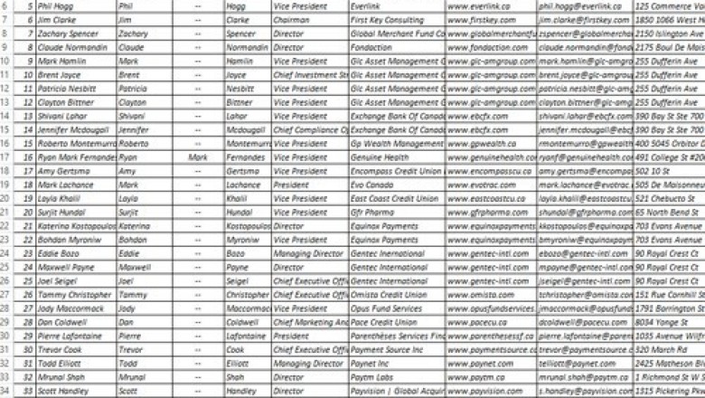 Exhibitor List Appending Service | Exhibitor List Appends