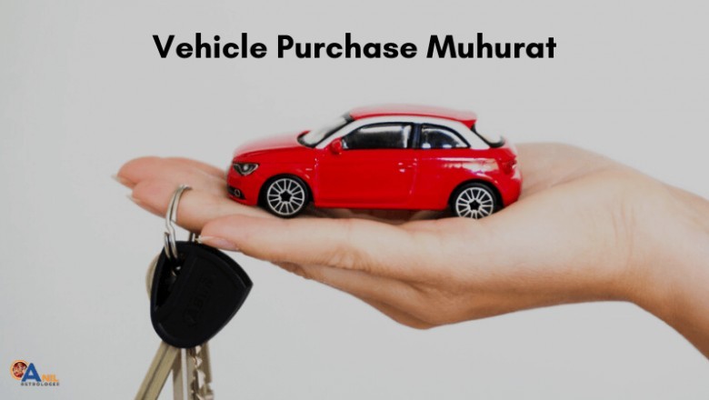 Searching for best shubh muhurat for Vehicle Purchase?