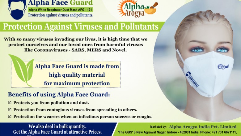 Alpha Arogya Alpha Face Guard Protection From Dust And Pollution
