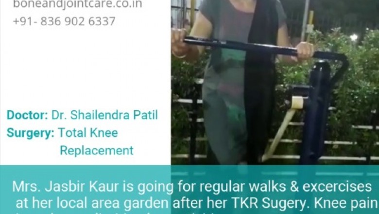 Total Knee Replacement Surgery in Vashi SuccessfullyPerformed, Views of Satisfied Patient Jasbir Kaur