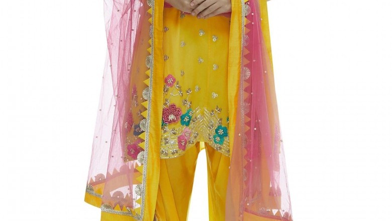 Few latest new designs in dhoti style dresses