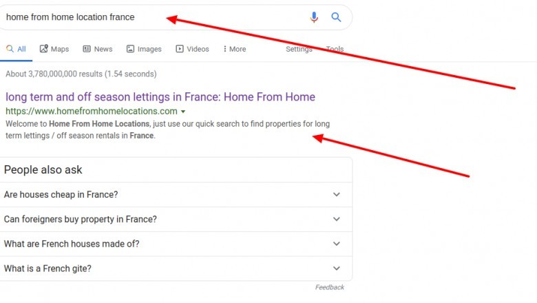 Advertise with Home From Home - long term and off season lettings in France
