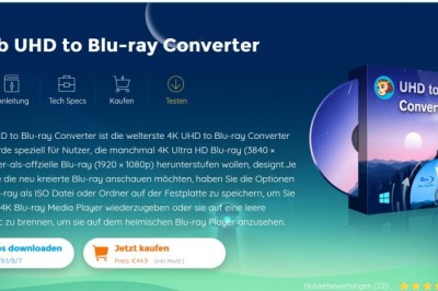DVDFab UHD to Blu-ray Converter | Welterste 4K UHD to Blu-ray Converter Software konvertiert 4K Ultra HD Blu-ray in reguläre 1080p Blu-rays.