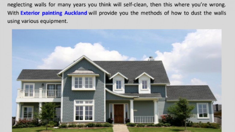 Exterior painting wall by soundhomesnz