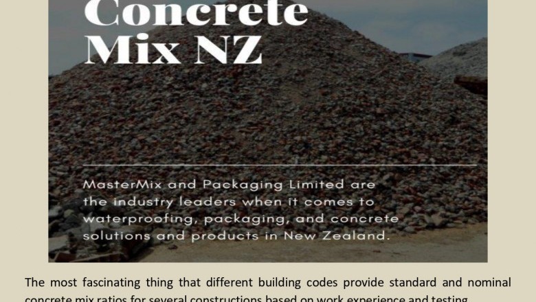 concrete mix ratio design