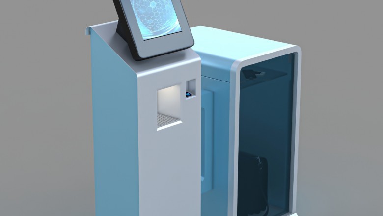 Selfcheck Kiosk | Sanitizing Self Check Kiosk to Fight Corona Virus in Covid 19 | Lipi Kiosk | Pyrotech Workspace