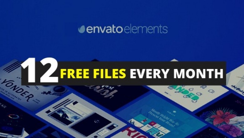 12 Free Files Every Month – Envato Elements Will Make You Surprise