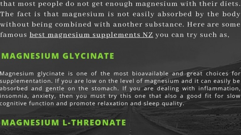 Best Type Of Magnesium To Take For Migraines