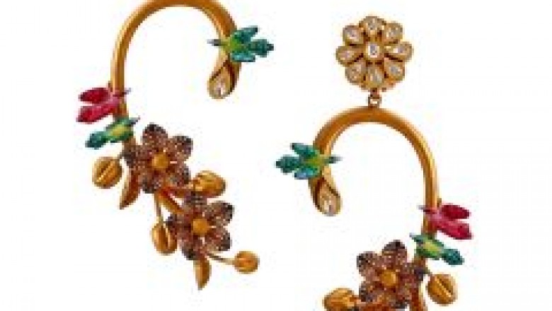 gold earrings with price and weight