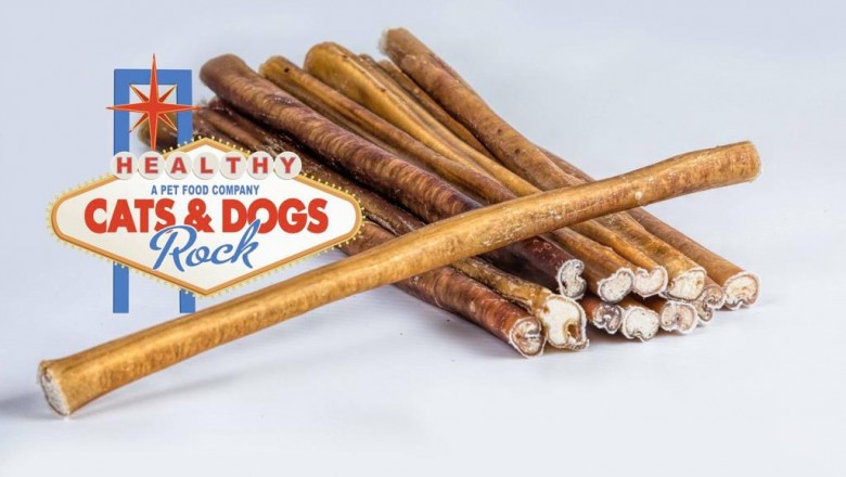 12 Inch Bully Sticks with Weight 110g Plus - Cats and Dogs Rock