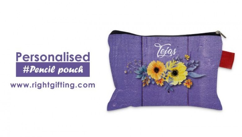 Buy Personalized Pencil Pouch Gifts Online India | Customized Gift