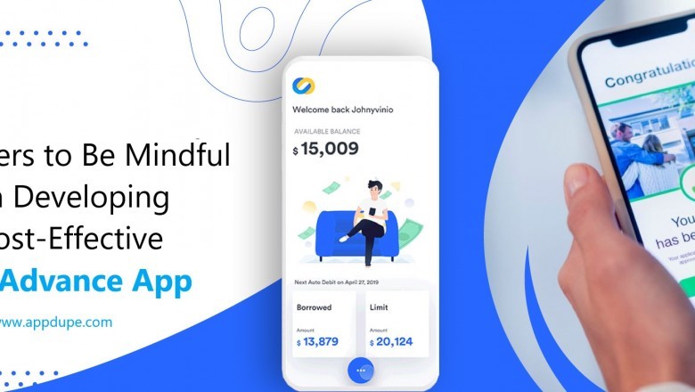 Parameters to Be Mindful of in Developing a Cost-Effective Cash Advance App