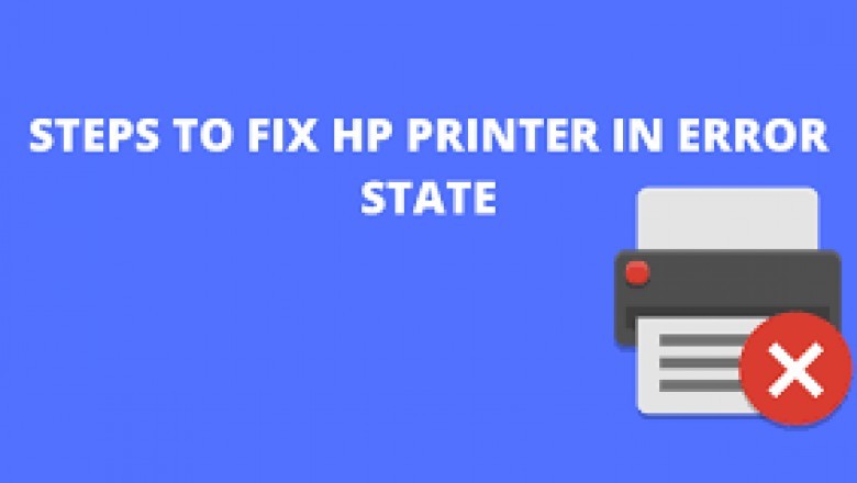 HP Printer In Error State