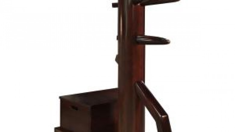 Wing chun dummy with storage box