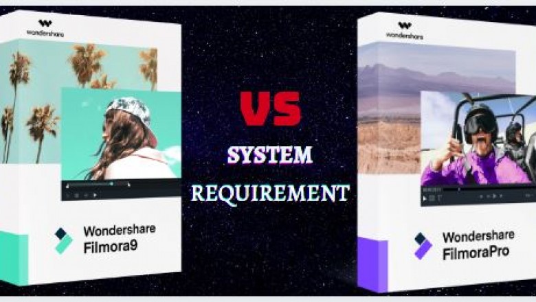 Filmora System Requirements: Filmora9 vs FilmoraPro